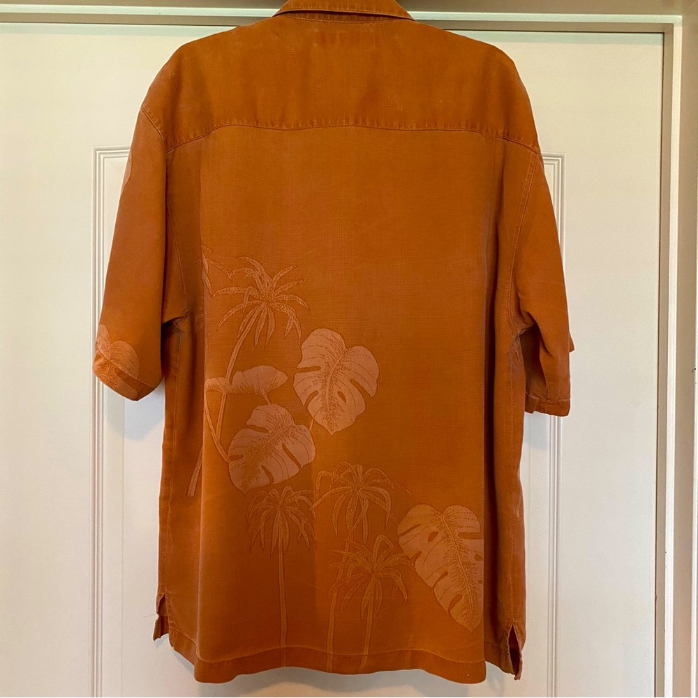 Tommy Bahama Rust Colored Button Down Short Sleev… - image 3